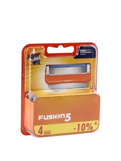 Аксессуар Сменные кассеты Gillette Fusion 4 шт 81647495