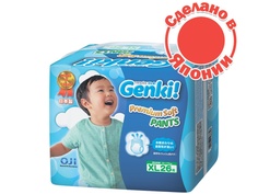 Подгузники Genki Трусики XL 12 -17кг 26шт