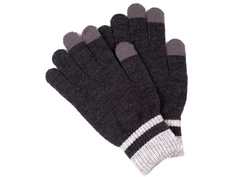 Теплые перчатки для сенсорных дисплеев Territory 0518 Dark Grey