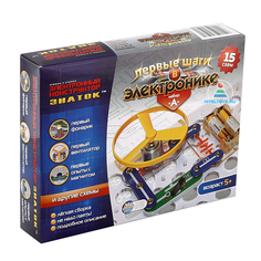 Конструктор Знаток Первые шаги в электронике Набор А 15 схем 15A-Znat