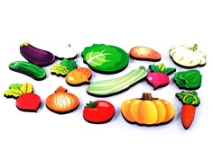 Сортер Развивающая доска Нескучные игры Овощи Большая 7987