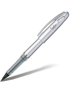 Капилярная ручка Pentel Tradio Stylo корпус Silver, стержень Black TRJ74-A