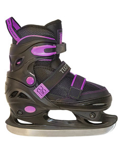 Коньки Tech Team Cubo Girl 2020 р.39-42 Black-Purple