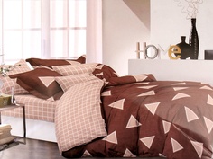 Постельное белье Amore Mio BZ Jacob BR Комплект 2 спальный Сатин 7569