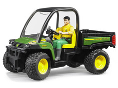 Игрушка Bruder John Deere Gator XUV 855D c фигуркой водителя (02-490)