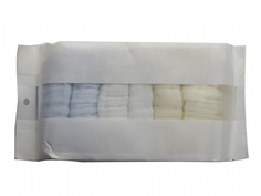 Полотенце Xiaomi Baby Series ZSH 25x25cm 6шт White/Blue/Yellow