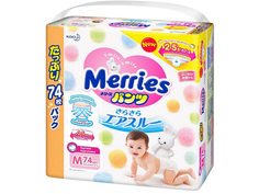 Подгузники Merries Трусики M 6-11кг 74шт