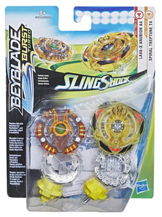 Игрушка Hasbro Игровой набор 2 волчка Буйблэйд Слингшок E4604EU4