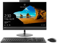 Моноблок Lenovo IdeaCentre 520-22IKU Black F0D500E1RK (Intel Core i3-7020U 2.3 GHz/4096Mb/1000Gb/DVD-RW/AMD Radeon 530 2048Mb/Wi-Fi/Bluetooth/Cam/21.5/1920x1080/DOS)