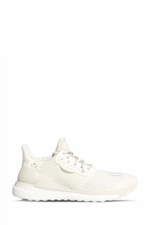 Белые кроссовки из сетчатой ткани Adidas