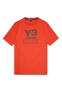 Оранжевая трикотажная футболка Y-3