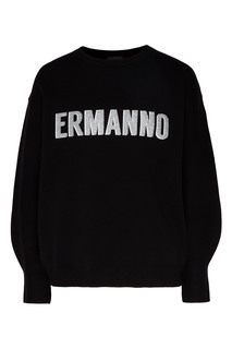 Джемпер с белым логотипом Ermanno Ermanno Scervino