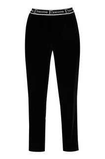 Черные брюки из бархата Ermanno Ermanno Scervino