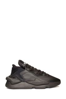 Черные кроссовки из гладкой кожи Y-3