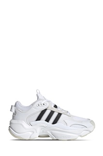 Белые кроссовки с полосками Adidas