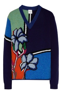 Свитер из шерсти с узором Paul Smith