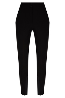Черные брюки из трикотажа со шнуровкой Etro