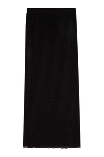 Черная юбка с люрексом Alberta Ferretti