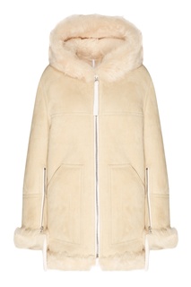 Бежевая дубленка из овчины Acne Studios