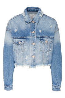 Голубой джинсовый жакет Victoria Bonya Jeans