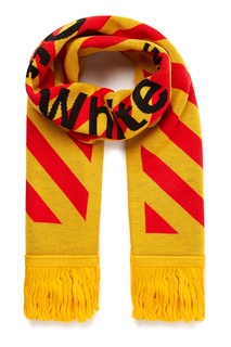 Разноцветный шарф с бахромой Off White