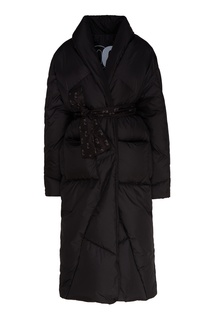 Черное стеганое пальто Khrisjoy