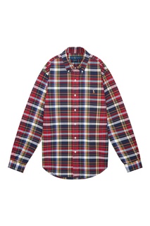 Красная клетчатая рубашка Polo Ralph Lauren