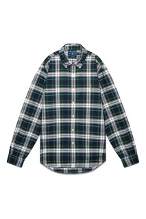 Зеленая клетчатая рубашка Polo Ralph Lauren