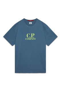 Синяя футболка C.P. Company