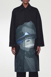 Пальто с крупным стилизованным рисунком Valentino