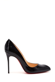 Черные лакированные туфли Corneille 100 Christian Louboutin