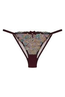 Классические трусики Sparkle бордовые Agent Provocateur