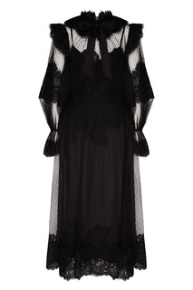 Черное платье из кордового кружева Espionage Zimmermann