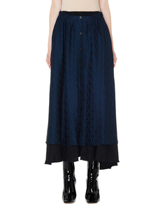 Двусторонняя черная юбка Vetements