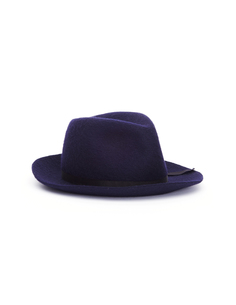 Синяя шляпа из шерсти Yohji Yamamoto