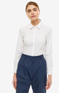 Классическая белая рубашка Lacoste