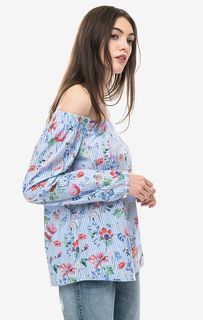 Блуза из хлопка с цветочным принтом Gerry Weber
