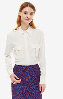 Приталенная рубашка с карманами Calvin Klein
