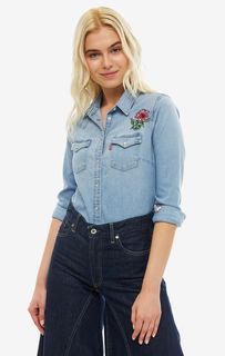 Синяя джинсовая рубашка на кнопках Levis®