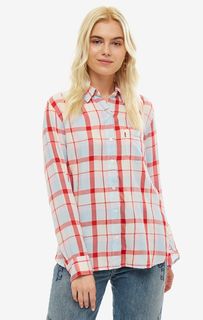 Красная хлопковая рубашка в клетку Levis®