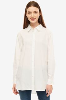 Туника-рубашка из хлопка с принтом на спине United Colors of Benetton