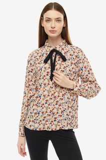 Рубашка из вискозы с цветочным принтом Tom Tailor Denim