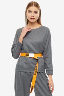 Серая блуза с поясом Urban Tiger