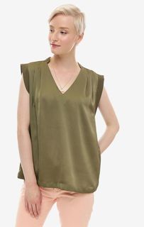 Блуза цвета хаки с кулоном Scotch&Soda