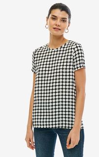 Блуза свободного кроя в горошек Vero Moda