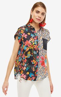 Блуза из легкой ткани с цветочным принтом Desigual