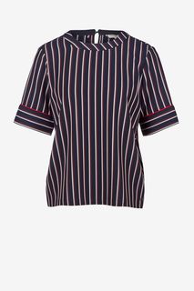 Блуза синего цвета в полоску Tommy Hilfiger