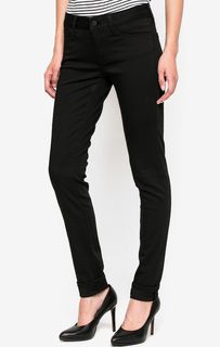Черные зауженные брюки с пятью карманами Mavi