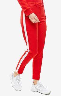 Красные зауженные брюки Calvin Klein Jeans