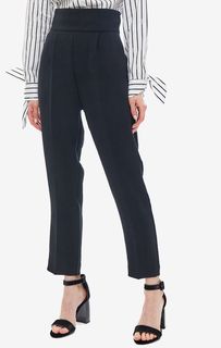 Черные брюки зауженного кроя Pinko